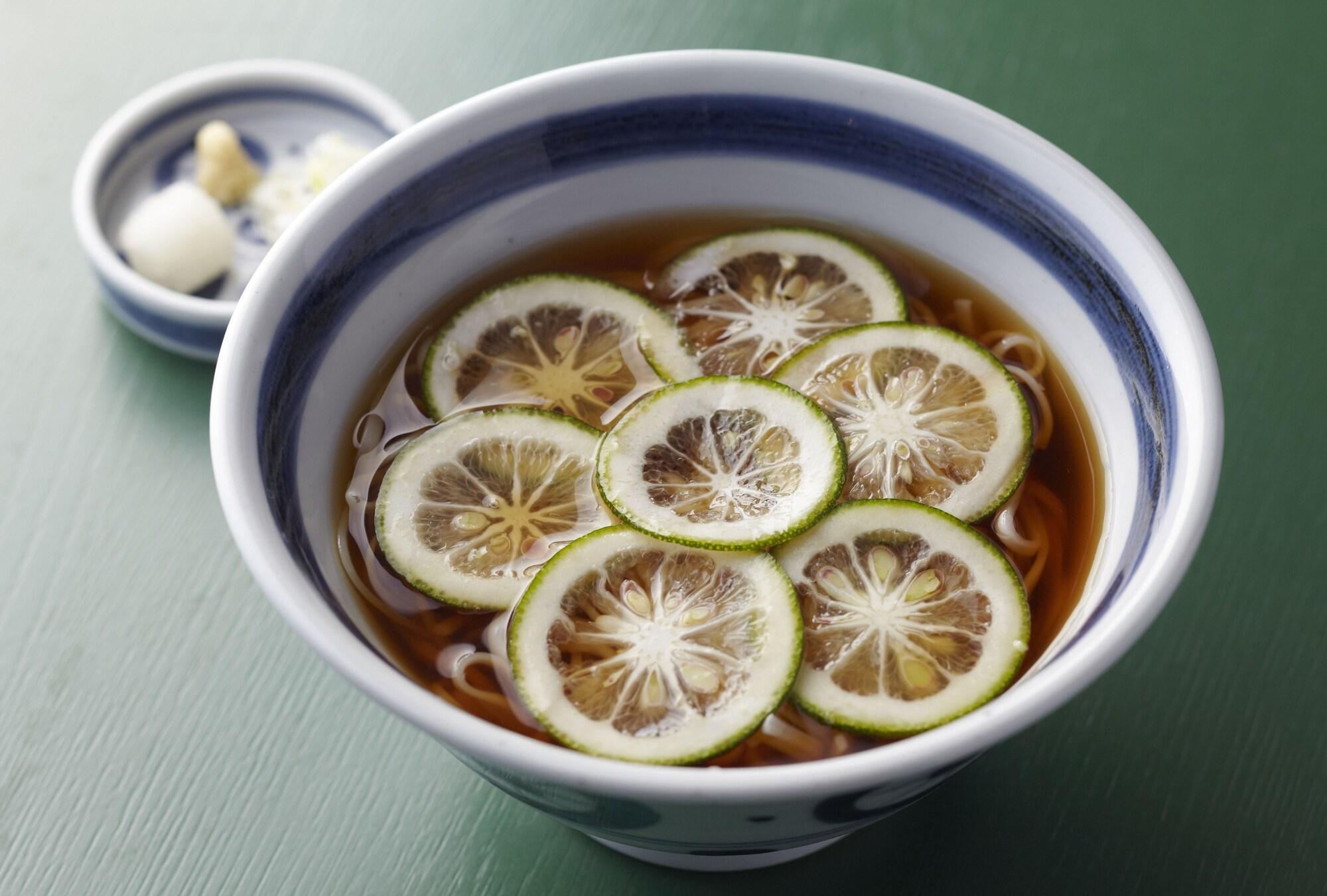 Hotel New Otani Hakata Φουκουόκα Εξωτερικό φωτογραφία A bowl of yuzu cha