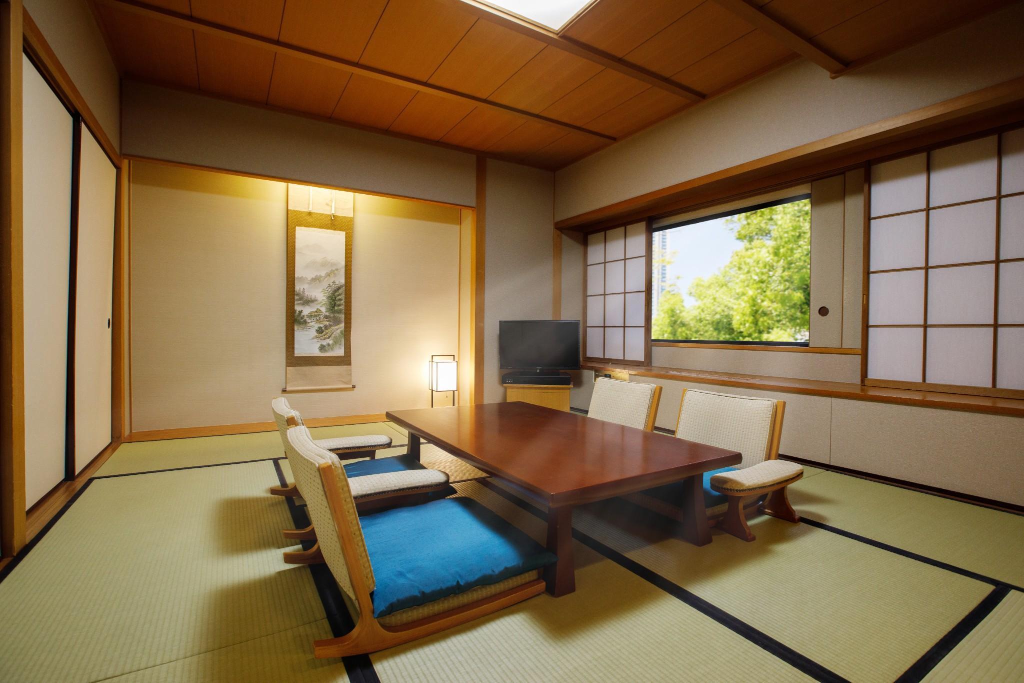 Hotel New Otani Hakata Φουκουόκα Εξωτερικό φωτογραφία A Japanese-style room at the hotel