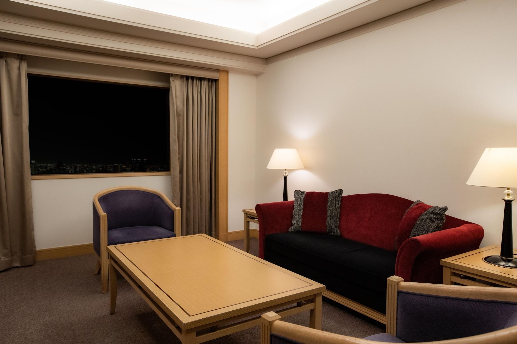 Hotel New Otani Hakata Φουκουόκα Εξωτερικό φωτογραφία A suite at the hotel