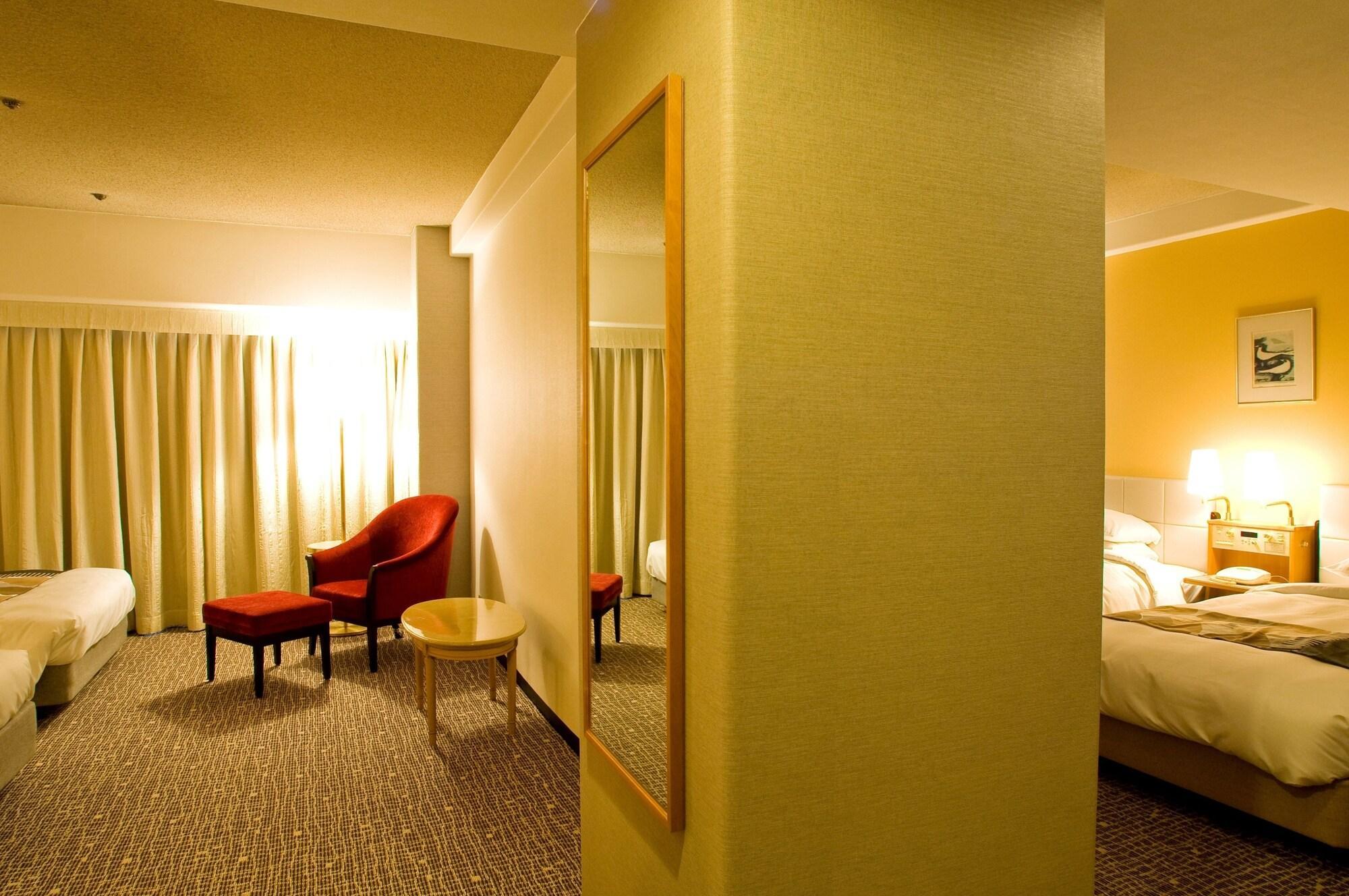 Hotel New Otani Hakata Φουκουόκα Εξωτερικό φωτογραφία A room at the hotel